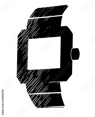 Innovative smartwatch design showcasing sleek aesthetics and modern functionality in a minimalist style