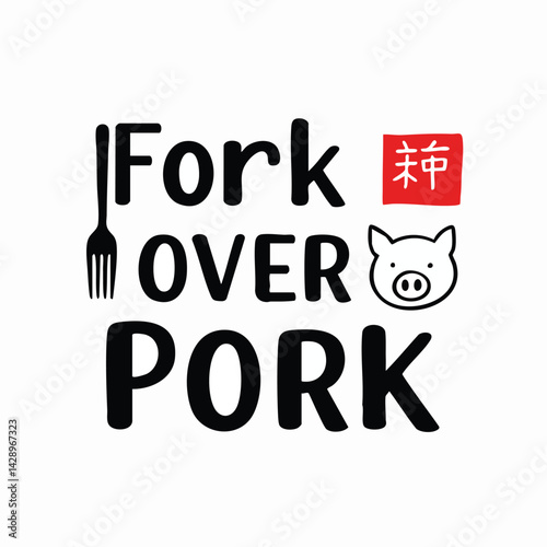 Fork Over Pork - Creative Food Branding Design