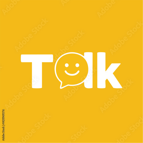 Talk - Communication & Speech Logo