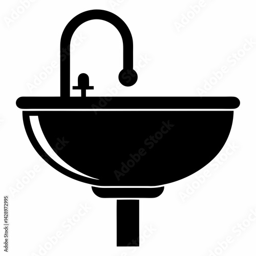 vector  of a kitchen sink