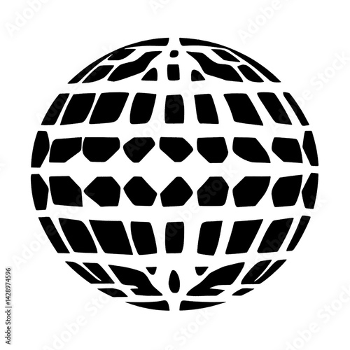 Inspiring geometric design representing unity and connection in a modern art style