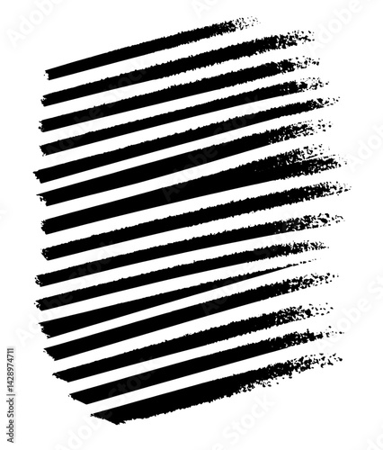 Dynamic black and white striped design creating a sense of motion and bold contrast in a modern artistic expression