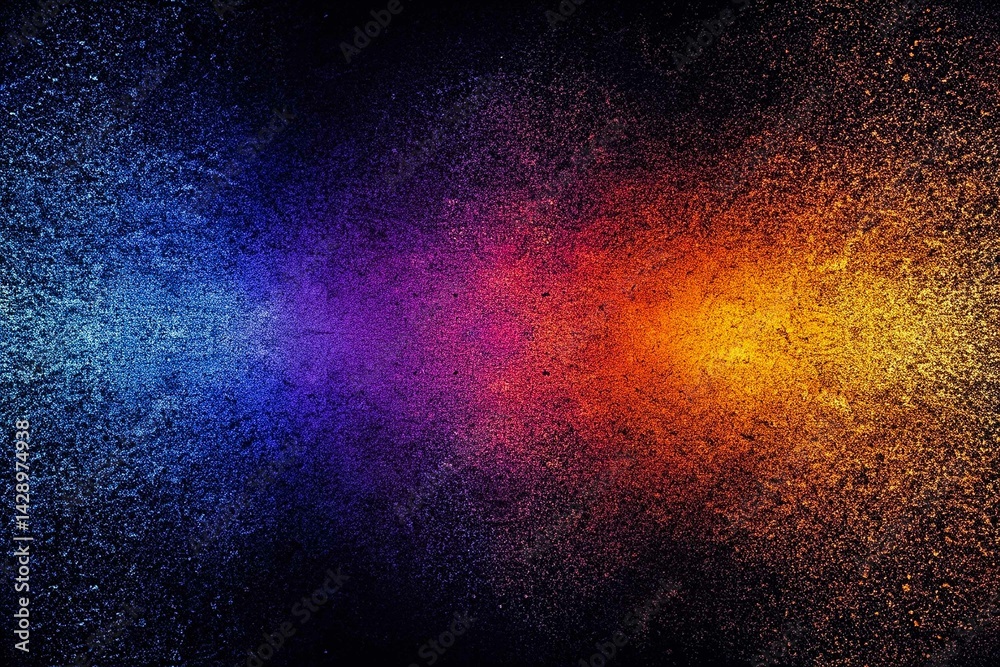 Abstract Gradient Background with Vibrant Colors, noise texture effect, large banner copy space ,abstract noise texture banner