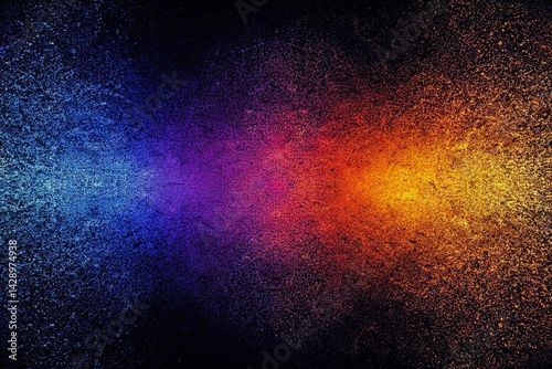 Obraz na płótnie Abstract Gradient Background with Vibrant Colors, noise texture effect, large banner copy space ,abstract noise texture banner w salonie