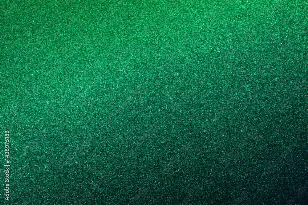 Gradient Background in Shades of Green, noise texture effect, large banner copy space ,abstract noise texture banner