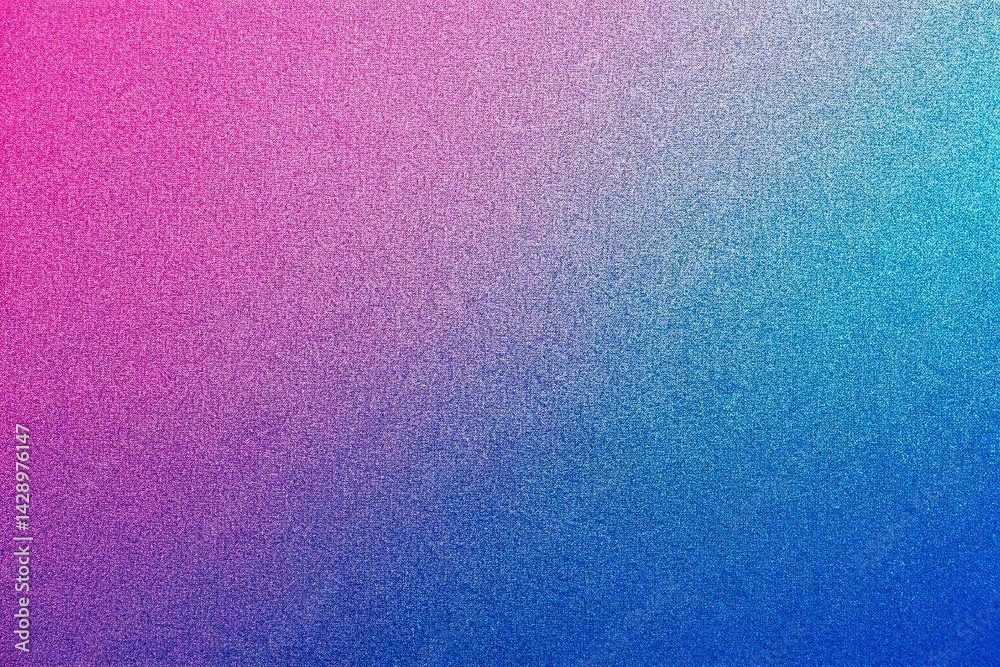 Gradient Abstract Background in Pink and Blue, noise texture effect, large banner copy space ,abstract noise texture banner