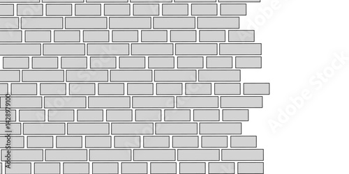 Grey brick wall background. grey stone brick wall seamless background. Seamless Texture Pattern of a Brick Wall. grey bricks wall 3d illustration. Brick wall Texture. wall stone texture background.