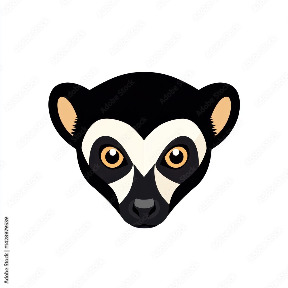 Obraz premium Lemur Face