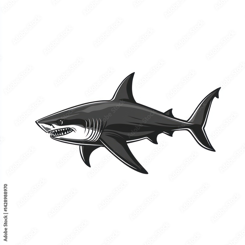 Fototapeta premium Great White Shark