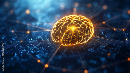 Neural pathways shaping a navigation compass in the developing brain, illustrating biological orientation mechanisms