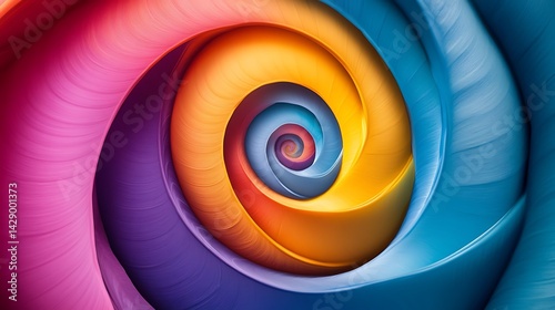colorful abstract swirl
