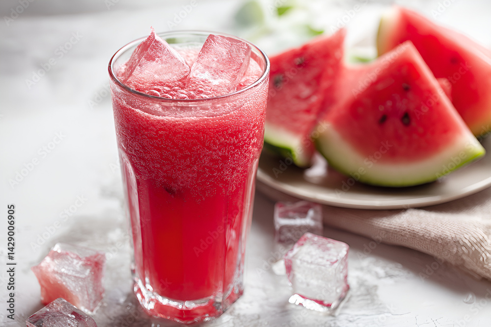 Refreshing summer drink symbolizing vitality Refreshing summer drink symbolizing vitality