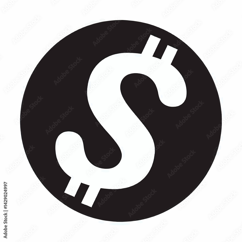 Minimalist vector silhouette finance Minimalist vector silhouette finance