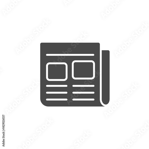 Classic Newspaper Print Advertising and Marketing Messages Layout