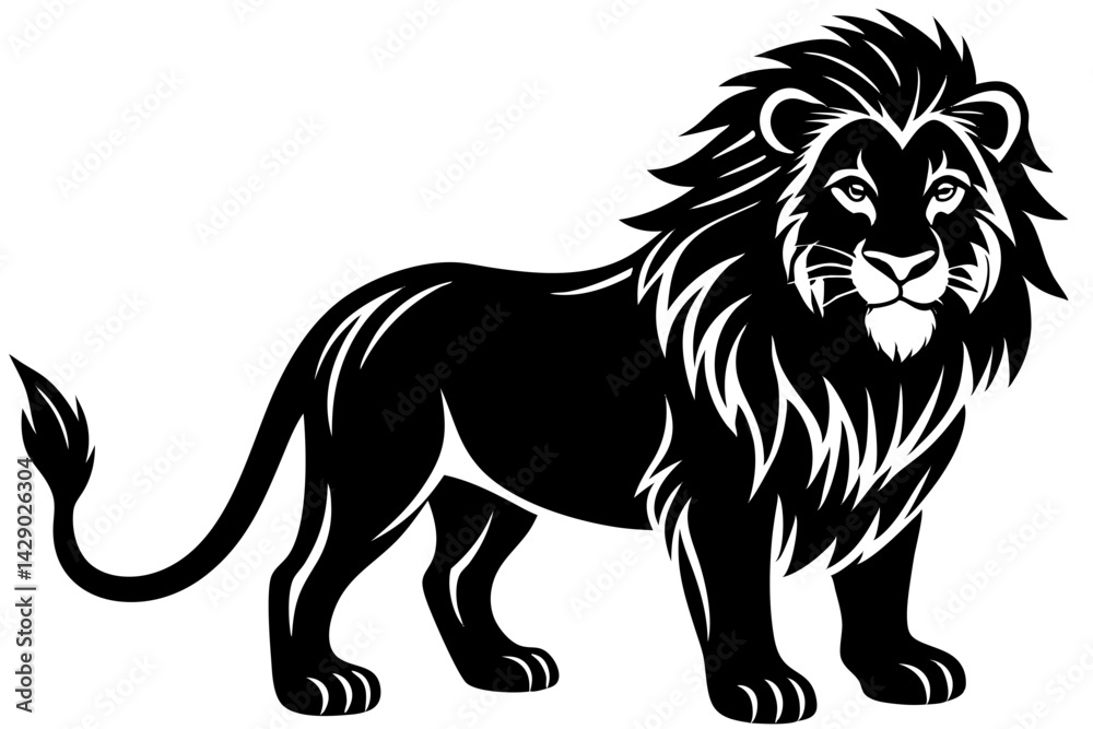 Cute Forest Animal Vector Line Art – Cartoon Clipart, Logo Icon, Funny Animal Illustration on White Background Cute Forest Animal Vector Line Art – Cartoon Clipart, Logo Icon, Funny Animal Illustration on White Background