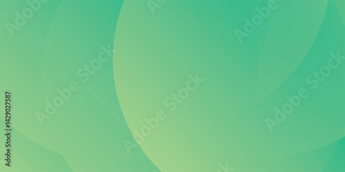 abstract background of realistic green curved gradient shading. vector design concept. vector illustration