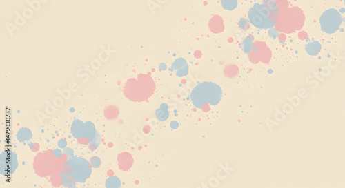 Pastel Splatter Harmony Abstract Background For Creative Design Projects