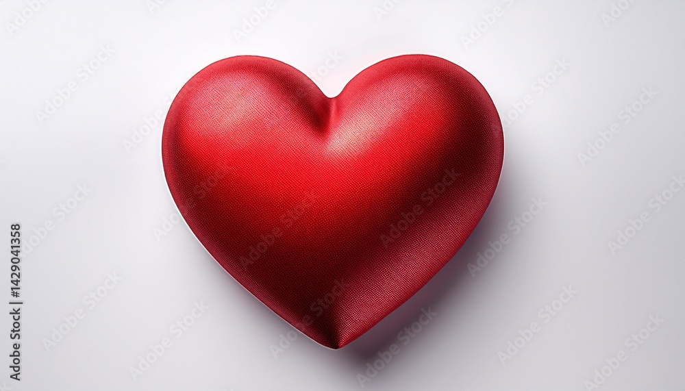 red heart on a white background red heart on a white background