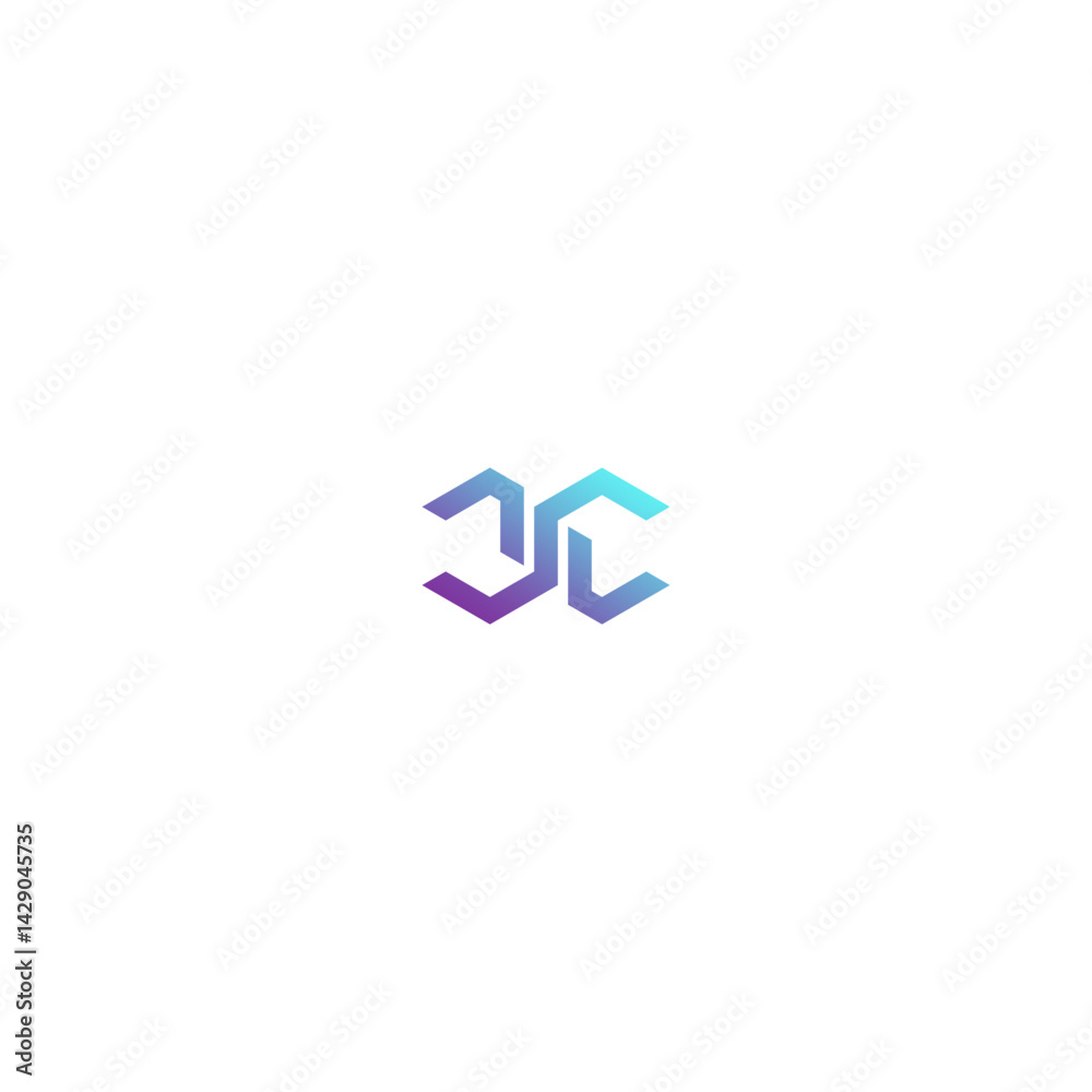 Strong Connect Hexagons: Modern Tech Solution Vector Logo Strong Connect Hexagons: Modern Tech Solution Vector Logo
