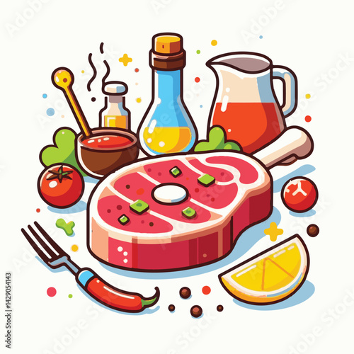 meat, food, steak, beef, bbq, barbecue, grill, background, cut, meal, fillet, grilled, dinner, fresh, sirloin, cooked, roast, tenderloin, restaurant, roasted, beefsteak, cuisine, gourmet, top view, fi