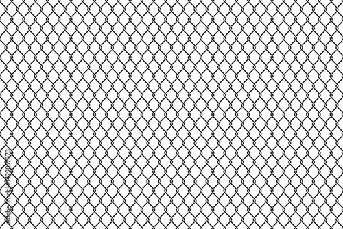 Rabitz Chain Link Fence Seamless Vector Pattern