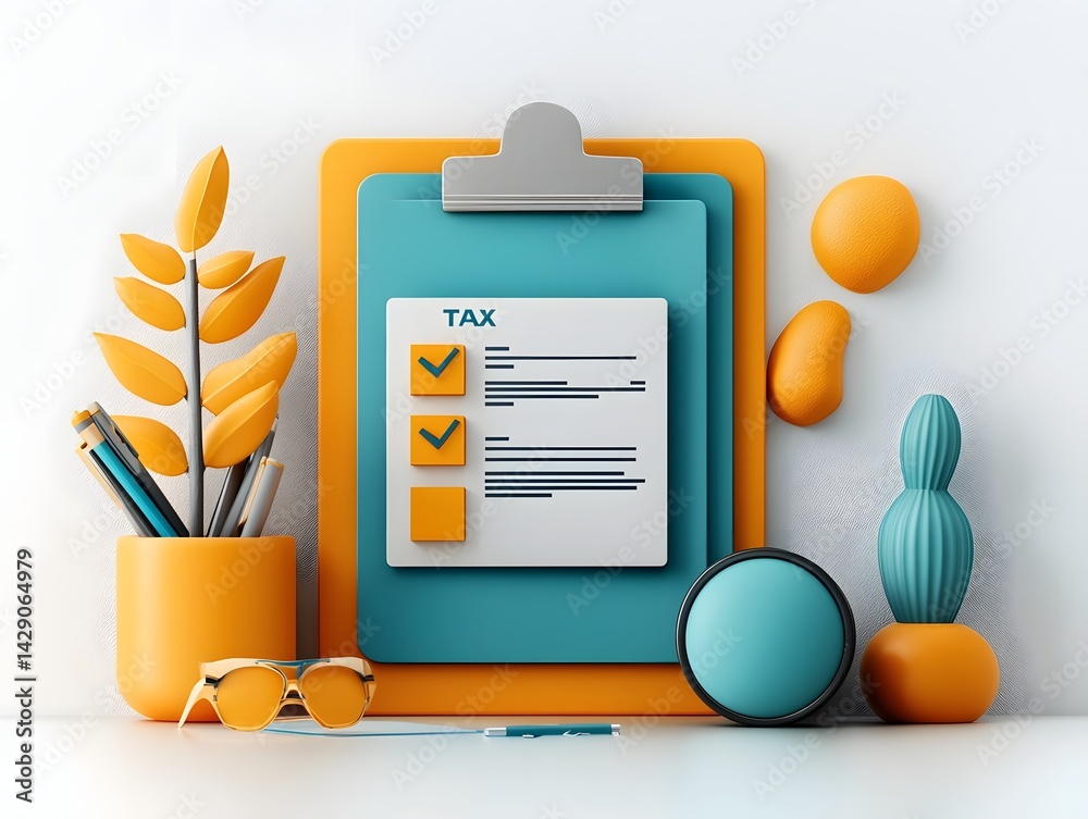 Completing a tax deadline checklist