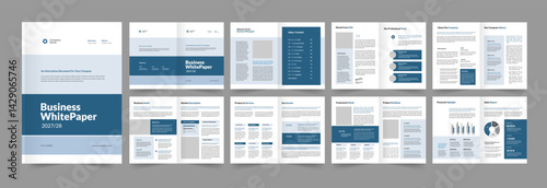 business whitepaper template clean whitepaper design.