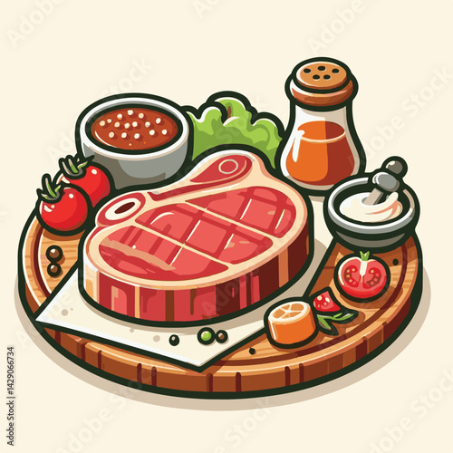 meat, food, steak, beef, bbq, barbecue, grill, background, cut, meal, fillet, grilled, dinner, fresh, sirloin, cooked, roast, tenderloin, restaurant, roasted, beefsteak, cuisine, gourmet, top view, fi