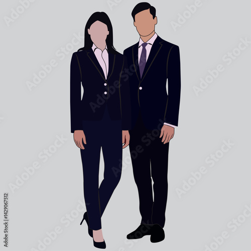 business woman and man office, success, smiling, business people, person, 