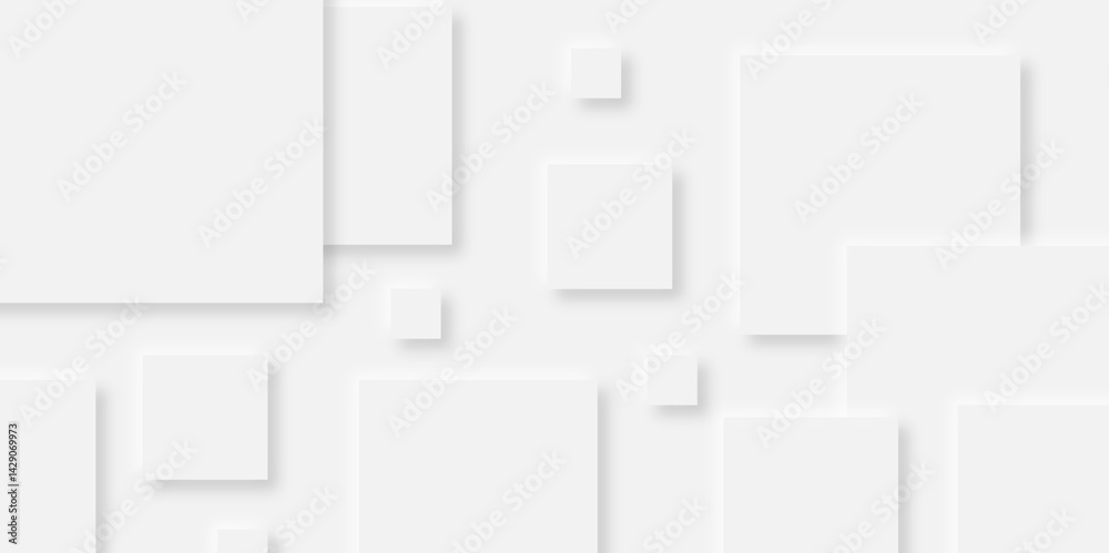 Abstract white rectangle shape geometric line background. abstract seamless modern white and gray color technology concept geometric rectangle vector background neomorphism style poster, banner design Abstract white rectangle shape geometric line background. abstract seamless modern white and gray color technology concept geometric rectangle vector background neomorphism style poster, banner design