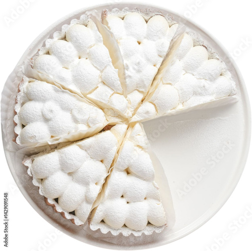 Cake isolated on transparent background