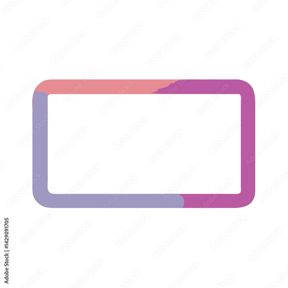 Gradient rectangular frame for user interface design Gradient rectangular frame for user interface design