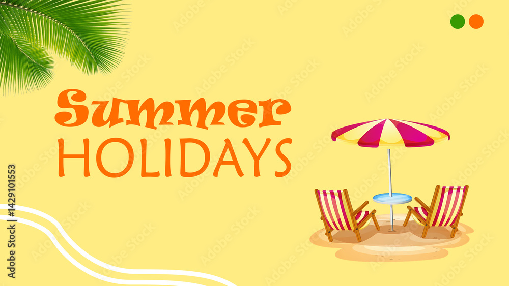 Fototapeta premium summer holiday background