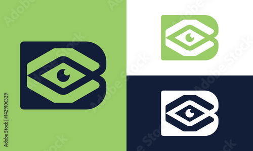 B vision letter logo.