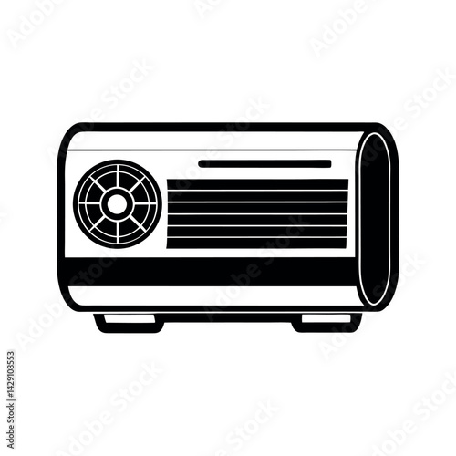 Air Conditioner Appliance Silhouette Vector