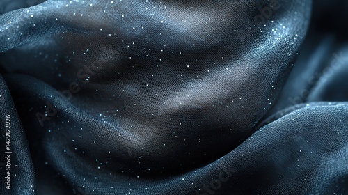 Silvered thread weaves through the fabric of a cloak of invisibility