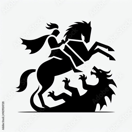 Ilustração de São Jorge