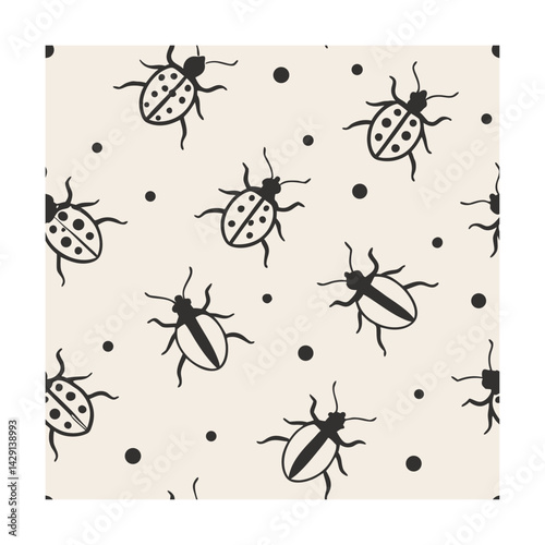 Tiny X Icons Scattered Pattern, Golden banana leaf line arts, Hand drawn outline design for fabric, print, cover, banner and invitation, Vector illustration.