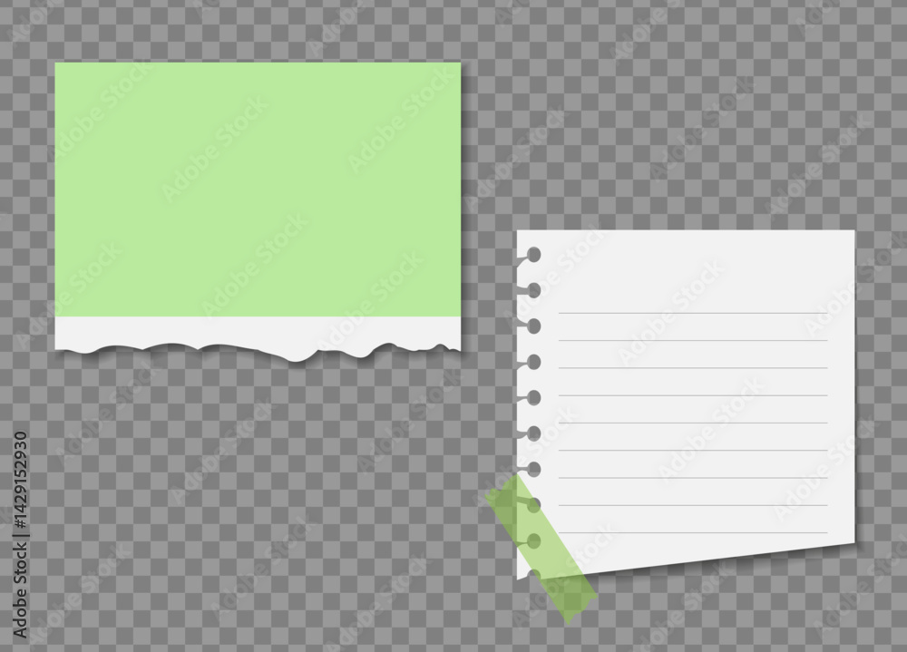 Realistic notes isolated with real shadow. Square sticky paper reminders with shadows, paper page Realistic notes isolated with real shadow. Square sticky paper reminders with shadows, paper page