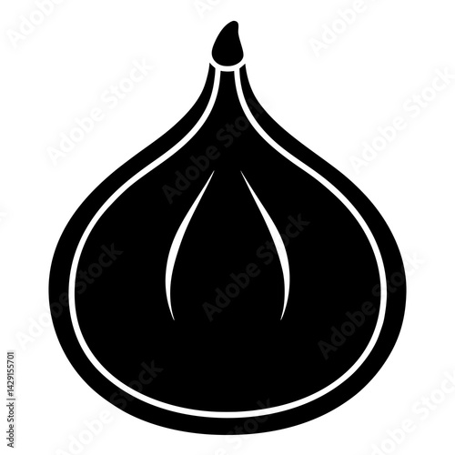 fig vector icon white background 