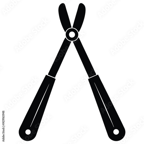 Tongs Vector – Kitchen Utensil Illustration for Cooking, BBQ & Food Design Projects