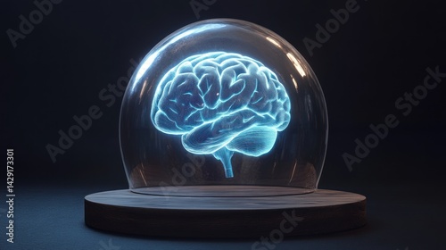 Wallpaper Mural Brain in a Glass Dome Torontodigital.ca