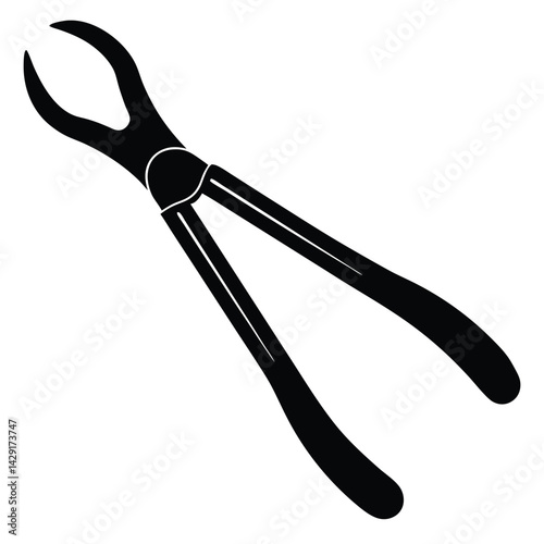 Tongs Vector – Kitchen Utensil Illustration for Cooking, BBQ & Food Design Projects