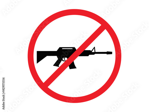 No weapon sign