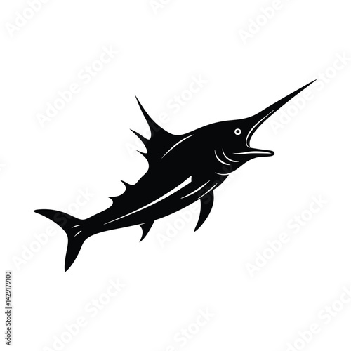 swordfish silhouette art