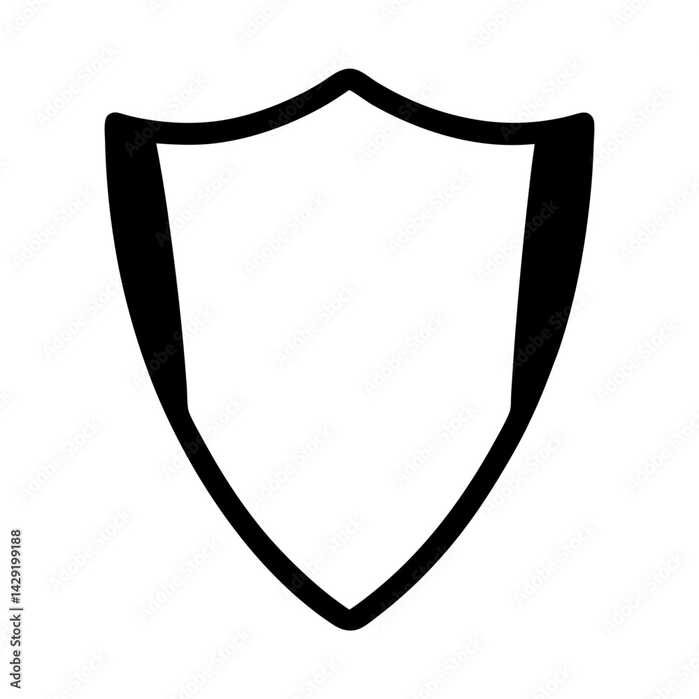A Simple Black and Shield transparent . Design with Classic Shape Ideal for Protection A Simple Black and Shield transparent . Design with Classic Shape Ideal for Protection