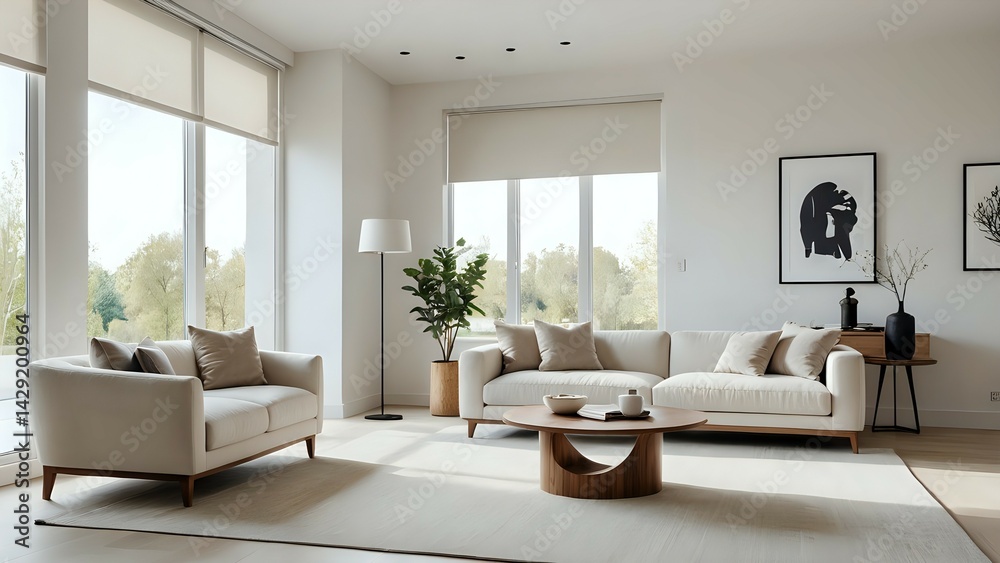 Fototapeta premium Modern Serenity