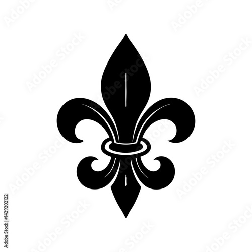 Fleur De Lis Silhouette vector illustration