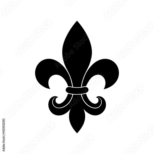 Fleur De Lis Silhouette vector illustration