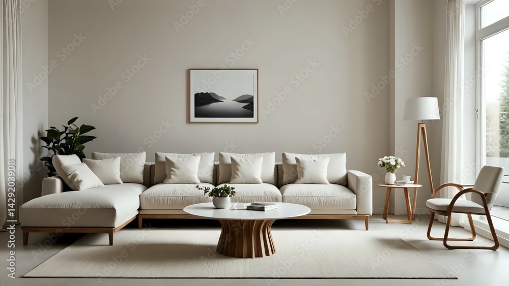Naklejka premium Modern Serenity